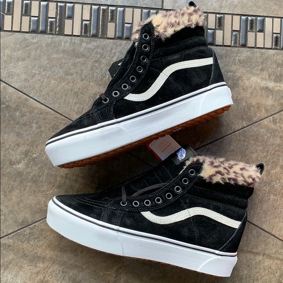 VANS SK8-Hi PLATFORM MTE BLACK/LEOPARD FUR MEN’s - Picture 14 of 16